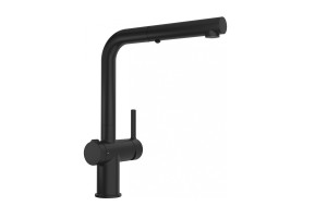 Bateria do zlewozmywaków Active L Twist pull out spray, 115.0669.769, Czarny mat, FRANKE