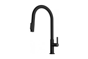 Bateria kuchenna do wody filtrowanej Maris Slim Clear Water J pull-out, 120.0730.911, Czarny Mat, FRANKE