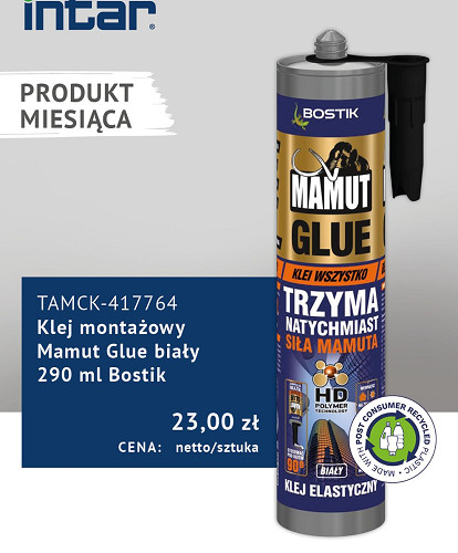 Klej montażowy mamut_produkt miesiąca października 2025