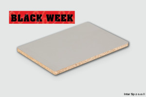 Płyta wiórowa laminowana, 0112 PE, Jasno Szary, Gr. 18 mm, 2800x2070 mm, KRONOSPAN