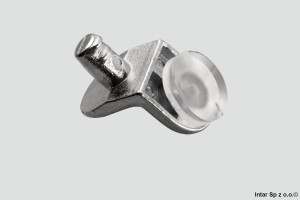 Podpórka do szkła SEKURA, KDS-087, Nikiel, AMIX