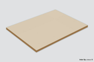 Płyta MDF laminowana, FeelNess Plus, 2-str., K681 UM, Macadamia, Gr. 18 mm, 2800x1220 mm, KRONOSPAN