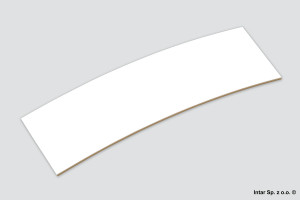 Obrzeże ABS, 0,8x43mm, K8685 Biały Alpejski, PD 8685, SCHILSNER
