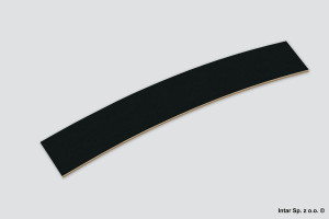 Obrzeże ABS, 0,8x22mm, K0190 Czarny, PD 0190, SCHILSNER