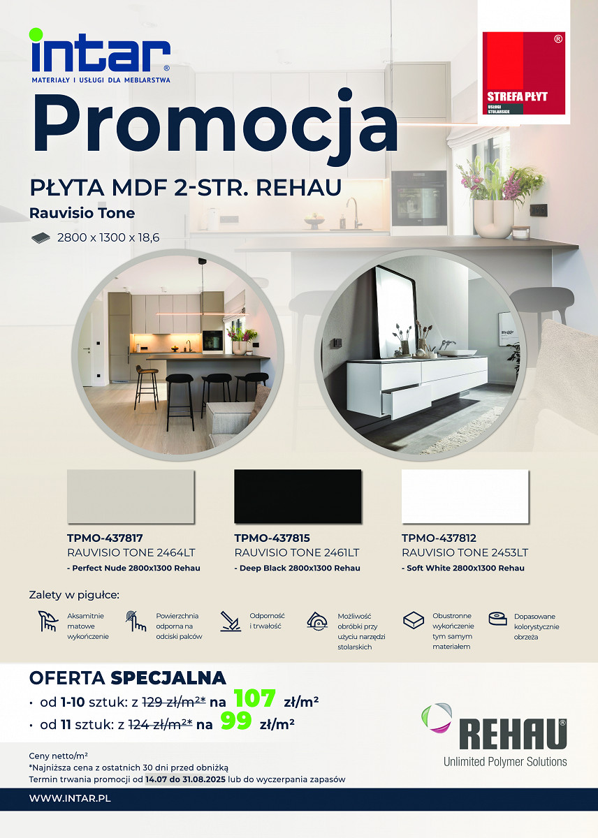 ulotka intar_płyta MDF 2-str. Rauvisio TONE