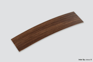 Obrzeże ABS, 2x65mm, K0009 Orzech Select Ciemny, PW K009, SCHILSNER