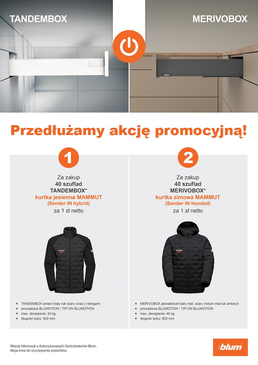 Blum_Akcja szuflada_przedłużenie promocji